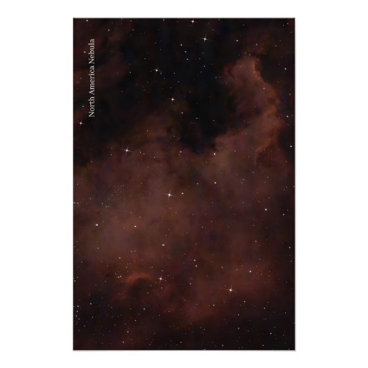 North America Nebula space Perfect Poster (Voorkant)