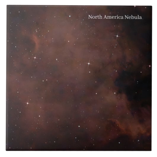North America Nebula space Tegeltje (Voorkant)