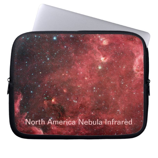 North America Nevel Infrarood Laptop Sleeve (Voorkant)