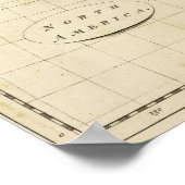 North America outline map Poster (Hoek)