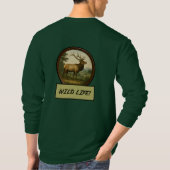 North American Elk Deep Forest met lange mouwen T-shirt (Achterkant)