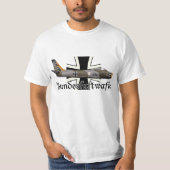 North american F-86F Sabre Bundesluftwaffe T-shirt (Voorkant)