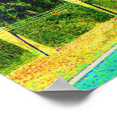 North American Highway Logging Truck Transport Art Poster (Hoek)