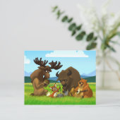 North American Jug Band Postcard Briefkaart (Staand voorkant)