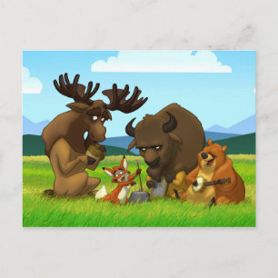 North American Jug Band Postcard Briefkaart