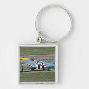 North American P-51 D Dazzling Donna op de Sleutelhanger