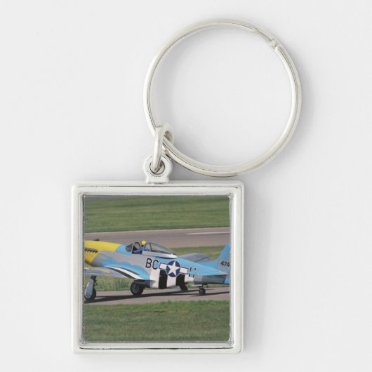 North American P-51 D Dazzling Donna op de Sleutelhanger (Voorkant)