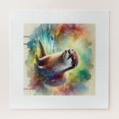 North American River Otter 280824AREF118 - Waterco Legpuzzel (Horizontaal)