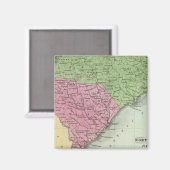 North and South Carolina 2 Magneet (Voorkant / Achterkant)