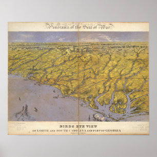 North and South Carolina 2 Poster