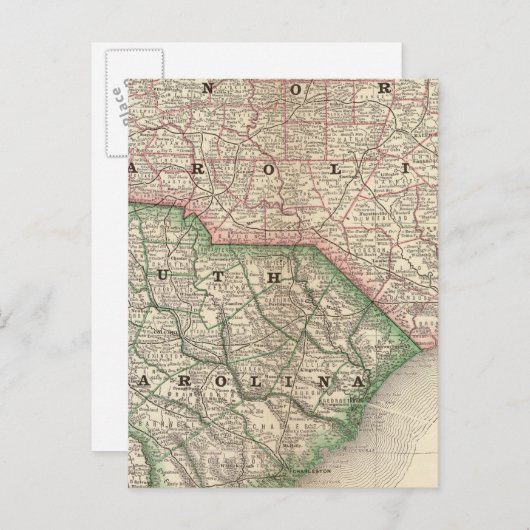 North and South Carolina 3 Briefkaart (Voorkant / Achterkant)