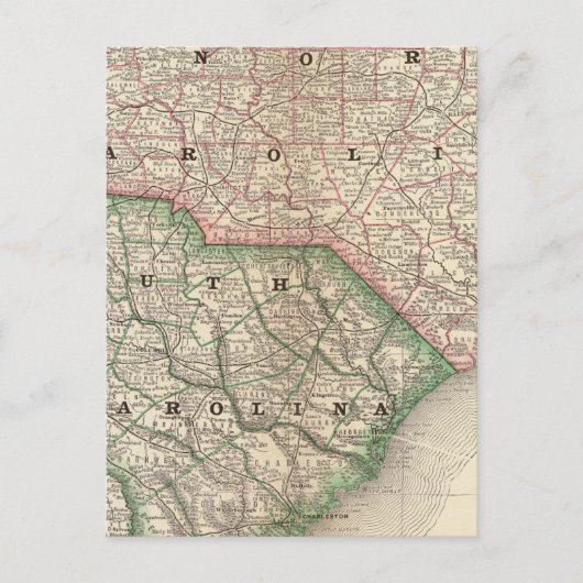 North and South Carolina 3 Briefkaart (Voorkant)