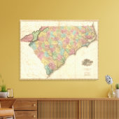 North and South Carolina 3 Canvas Afdruk (Insitu (Woonkamer))