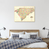 North and South Carolina 3 Canvas Afdruk (Insitu (Slaapkamer))