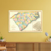 North and South Carolina 4 Canvas Afdruk (Insitu (Woonkamer))