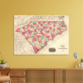 North and South Carolina 5 Canvas Afdruk (Insitu (Woonkamer))
