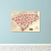 North and South Carolina 5 Canvas Afdruk (Insitu (Houten vloer))