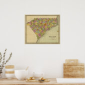 North and South Carolina 6 Poster (Keuken)