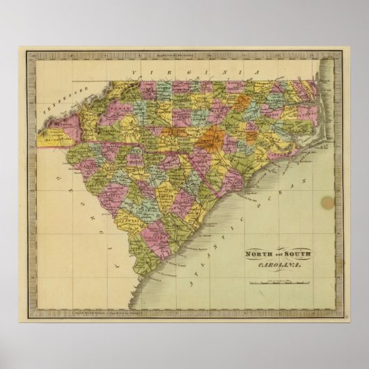 North and South Carolina 6 Poster (Voorkant)