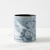 North Aurora Illinois 1871 Tweekleurige Koffiemok (Center)