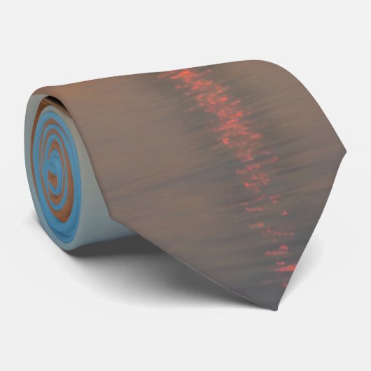 North Ave Lighthouse Sunrise Stropdas (Opgerold)