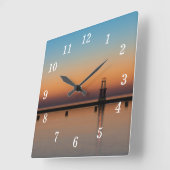 North Ave Lighthouse Sunrise wandklok (Hoek)
