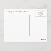 North Bay Lynn Haven, Florida Nautical Chart Card Briefkaart (Achterkant)