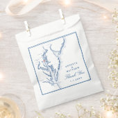 North Beach Maryland Dank u bruiloft Bedankzakje (Geknipt)