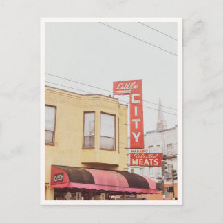 North Beach San Francisco Little City Meats Bord Briefkaart