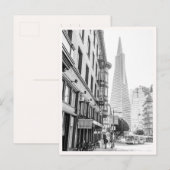 North Beach San Francisco Transamerica & Muni Briefkaart (Voorkant / Achterkant)