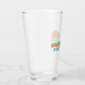 North Beach Tybee Island Georgia Sun Palm Trees Glas (Rechts)