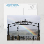 North Bend Boardwalk Briefkaart (Voorkant / Achterkant)