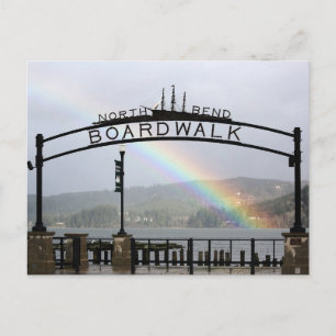 North Bend Boardwalk Briefkaart