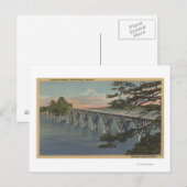 North Bend, Oregon - Coos Bay Bridge Uitzicht Briefkaart (Voorkant / Achterkant)