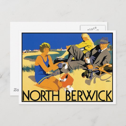 North Berwick Beach Briefkaart (Voorkant / Achterkant)