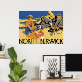 North Berwick Poster (Thuiskantoor)