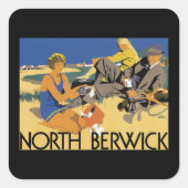 North Berwick Vierkante Sticker (Voorkant)