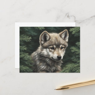 North Bossen Wolf Cub Briefkaart