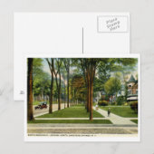 North Broadway, Saratoga Springs, NY  Briefkaart (Voorkant / Achterkant)