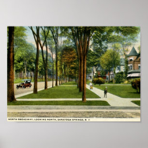 North Broadway, Saratoga Springs, NY  Poster