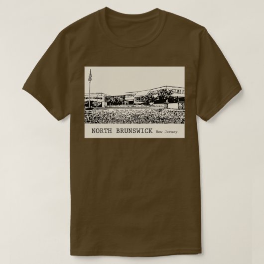 North Brunswick New Jersey 1 T-shirt (Design voorkant)