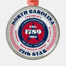 North Carolina 12e staat kerstversiering
