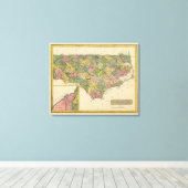 North Carolina 2 Canvas Afdruk (Insitu (Houten vloer))