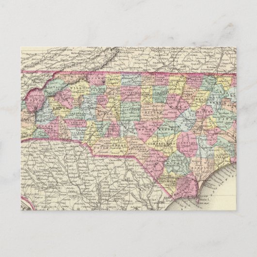 North Carolina 4 Briefkaart (Voorkant)