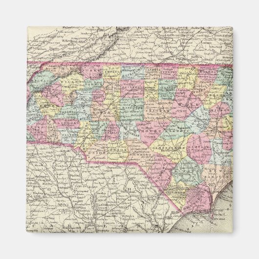 North Carolina 4 Magneet (Voorkant)