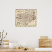 North Carolina 4 Poster (Keuken)