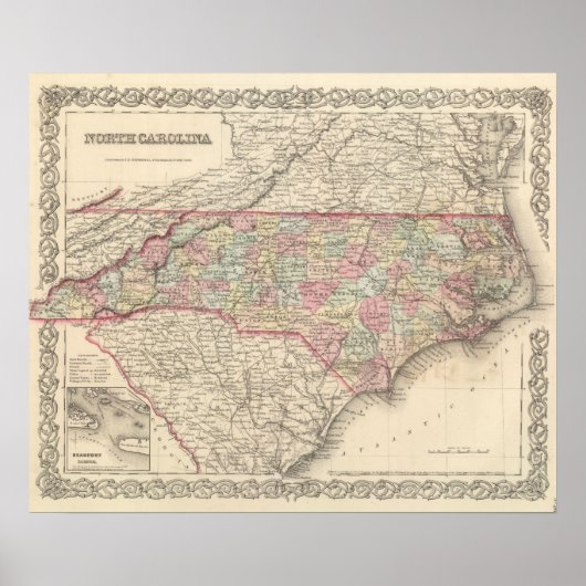 North Carolina 4 Poster (Voorkant)