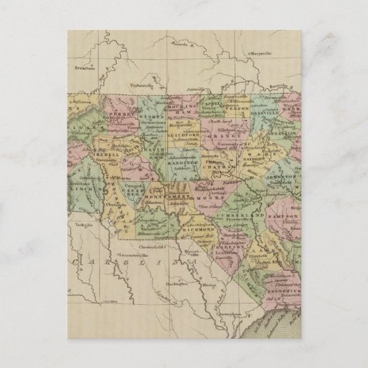 North Carolina 5 Briefkaart (Voorkant)