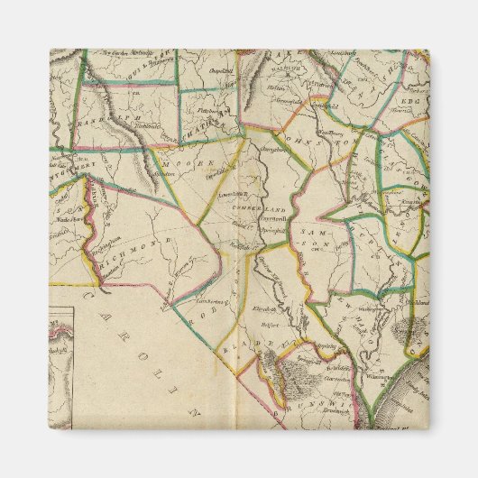 North Carolina 5 Magneet (Voorkant)