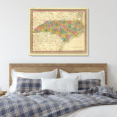 North Carolina 7 Canvas Afdruk (Insitu (Slaapkamer))